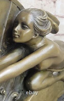 Bronze Sculpture Art Deco Nude Girl by Gennarelli Bronze Casting Affair