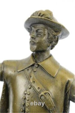 Bronze Sculpture Art Deco Pure Classic Cavalier Cavalry Statue