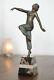 Bronze Sculpture Dancer Art Nouveau / Art Deco Signed Charles Muller