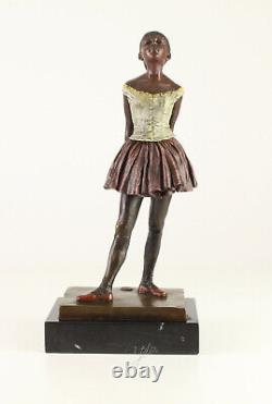 Bronze Sculpture Dancer in Tutu 39cm Color Art Nouveau Bronze Figurine
