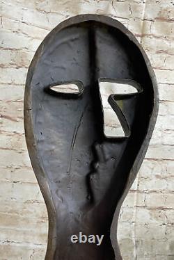 Bronze Sculpture Depicting Two Masked Faces by Picasso Modern Art Gift