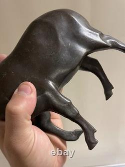 Bronze Sculpture Goat Sheep Art Deco Design 1950 Lalanne Sheep Ewe