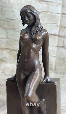 Bronze Sculpture Hot Sale Erotic Art Deco Original Girl Flesh Opens