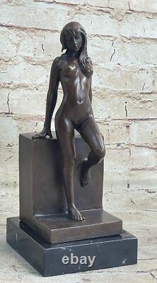 Bronze Sculpture Made Hot Sale Erotic Art Girl Flesh Original Signed