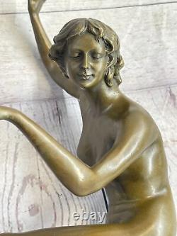 Bronze Sculpture Made by The Juggler Art Opened by Claire Colinet Sale
