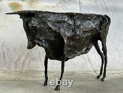 Bronze Sculpture Modern Abstract Art Bull By Picasso Fonte Figure