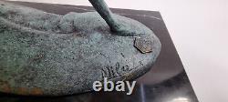 Bronze Sculpture Nude Woman Modern Solid Art 7.5 KG