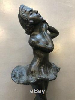 Bronze Sculpture S. Zelikson Art Deco
