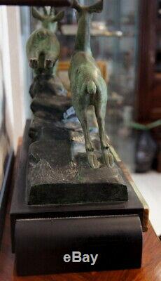 Bronze Sculpture Signed Molins Era Art Deco # 22 #