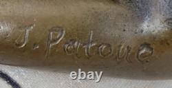 Bronze Sculpture Statue Nude Hotcast Woman Signed Erotic Art Deco New