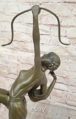 Bronze Sculpture Statue Signed by Diana the Huntress Mythical Art Nude Gift