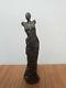 Bronze Sculpture Statuette Figure Woman Metal Art Signed /c01