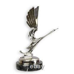 Bronze Sculpture Stork Car Mascot Art Deco After René Lalique