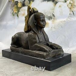 Bronze Sculpture Style Art Nouveau Collector Semi Chair Figurine Statue