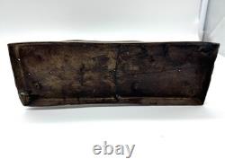 Bronze Sculpture Stylized Horse Modern Art Brutalism 24 cm Patinated