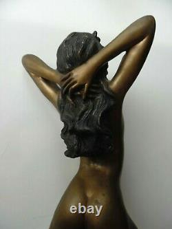 Bronze Sculpture Trio Theme Art Deco Erotic Art 20th