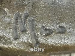 Bronze Sculpture Two Football Players Figurine Statue, Signed Milo Art Nr