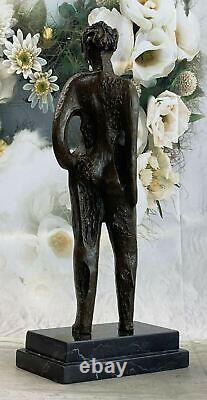 Bronze Sculpture by Dali Surrealist Abstract Modern Art Dancer Girl Statue