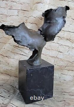 Bronze Sculpture by Dali: Surrealist Abstract Modern Romantic Lovers