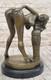Bronze Sculpture Of Nude Girl Sexy Woman Statue Art
