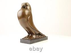 Bronze Sculpture of a Pigeon in Art Deco Style After Johan Coenraad