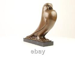 Bronze Sculpture of a Pigeon in Art Deco Style After Johan Coenraad