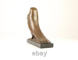 Bronze Sculpture of a Pigeon in Art Deco Style After Johan Coenraad