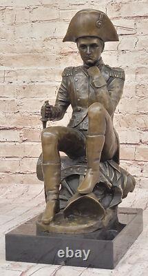 Bronze Statue Napoleon Art Deco Bronze Sculpture Marble