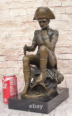 Bronze Statue Napoleon Art Deco Bronze Sculpture Marble
