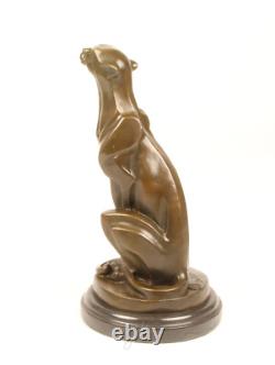 Bronze Statue Sculpture Art Deco New Leopard DSBJ-2 Modern