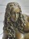 Bronze Woman, Erotic, Nude Flesh Figurine, 100% Sculpture, 'lost' Wax Art Deco