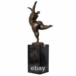 Bronze Woman Erotica Art Antique Sculpture Figurine 33cm