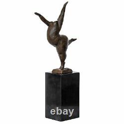 Bronze Woman Erotica Art Antique Sculpture Figurine 33cm