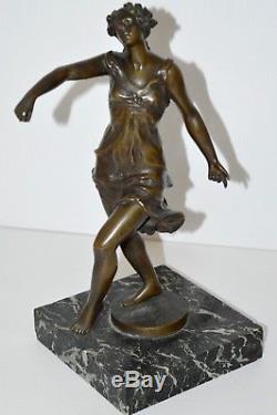Bronze Women's Bronze Statuette Bronze Art New Pattern Signed A. R. Philippe 1900