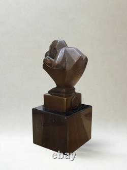 Bronze after Casimir BRAU Animal Sculpture Art Deco Monkey 13 cm
