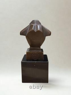 Bronze after Casimir BRAU Animal Sculpture Art Deco Monkey 13 cm