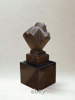 Bronze after Casimir BRAU Animal Sculpture Art Deco Monkey 13 cm