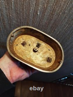 Bubble Blower Statuette Signed Buzel in Silvered Bronze Art Nouveau