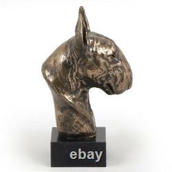 Bull Terrier, Miniature Statue / Dog Bust, Limited Edition, Art Dog En