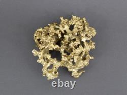 CLAUDE VICTOR BOELTZ sculpture, Vintage 1970s, Bronze paperweight, French art