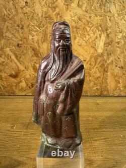 China, first half of the 20th century, bronze sculpture of a deity, Asian art