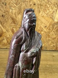 China, first half of the 20th century, bronze sculpture of a deity, Asian art