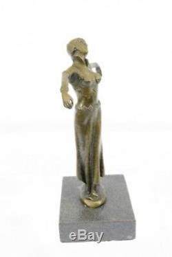 Chiparus Erotic Dancer Bronze Statue Art Nouveau Lost In Lrg
