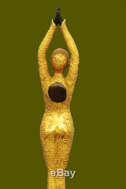 Chiparus Massive Bronze Sculpture. Abstract Art Deco New Figurine
