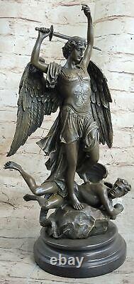 Church Art Size Bronze Statue Saint Michael Archangel Interior/Exterior