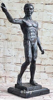 Classic Bronze Sculpture by Rodin, Nude Man, Art Figurine, Gift