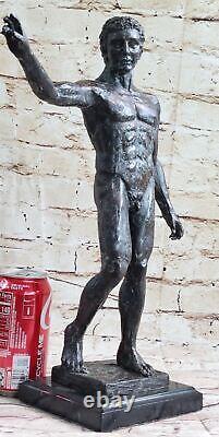 Classic Bronze Sculpture by Rodin, Nude Man, Art Figurine, Gift