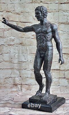 Classic Bronze Sculpture by Rodin, Nude Man, Art Figurine, Gift