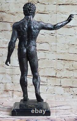 Classic Bronze Sculpture by Rodin, Nude Man, Art Figurine, Gift