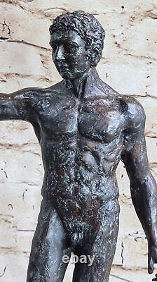 Classic Bronze Sculpture by Rodin, Nude Man, Art Figurine, Gift